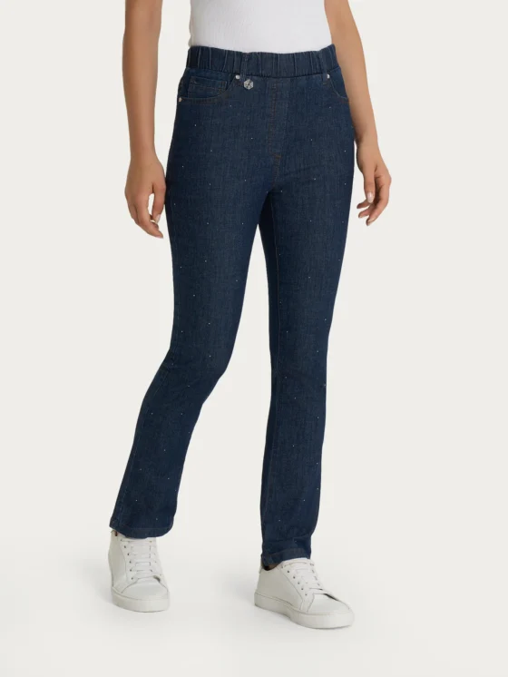 Jeans Ragno con strass