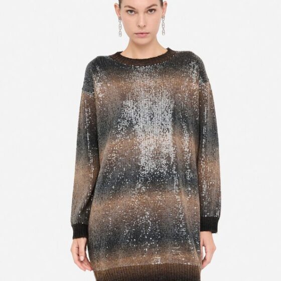 Abito maglia con paillettes Liu Jo