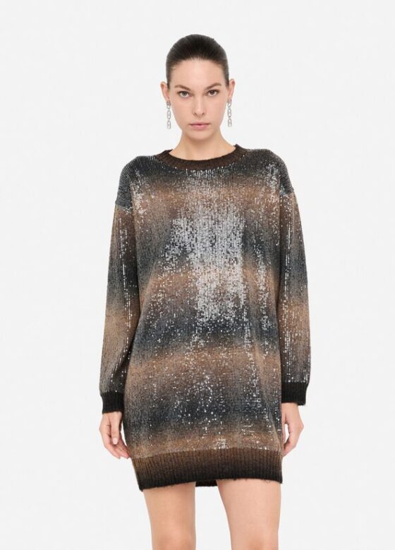 Abito maglia con paillettes Liu Jo