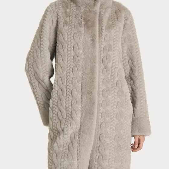 Cappotto eco-pelliccia double RAGNO