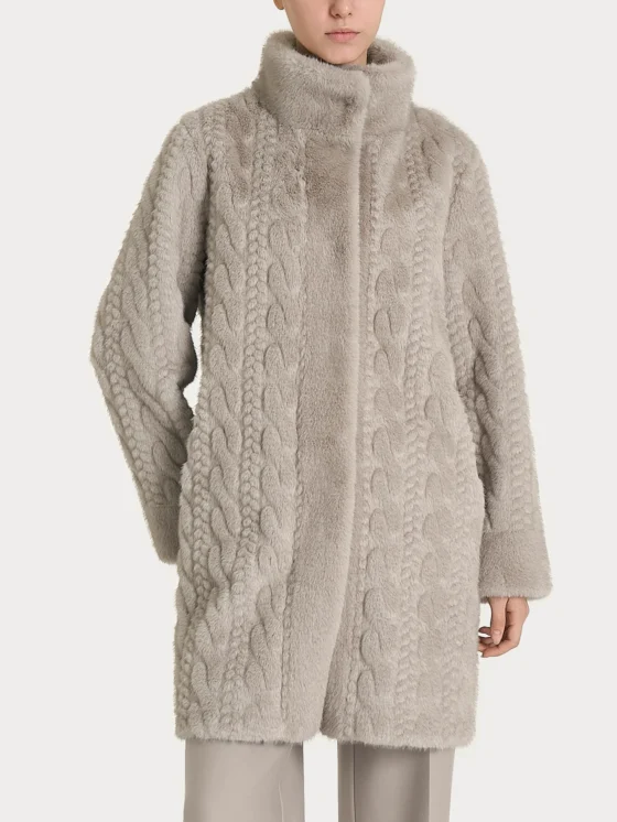 Cappotto eco-pelliccia double RAGNO