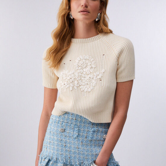 Maglia con ricamo Liu Jo