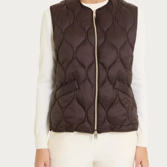 Piumino smanicato RAGNO