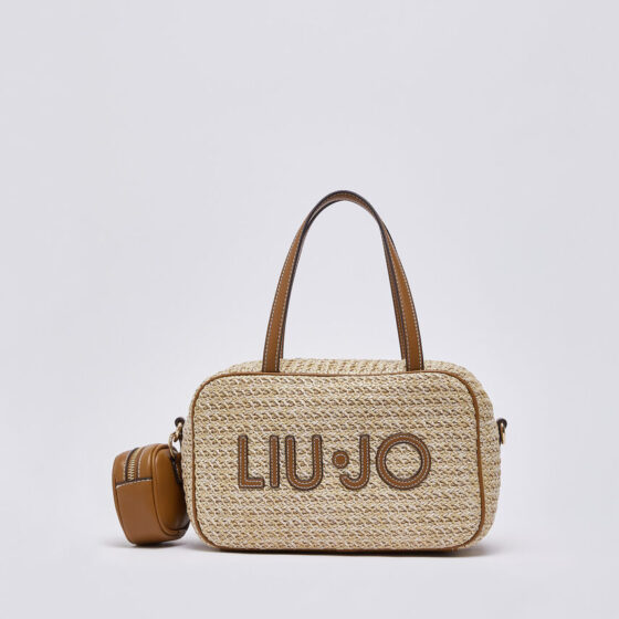 Borsa bowling in rafia Liu Jo